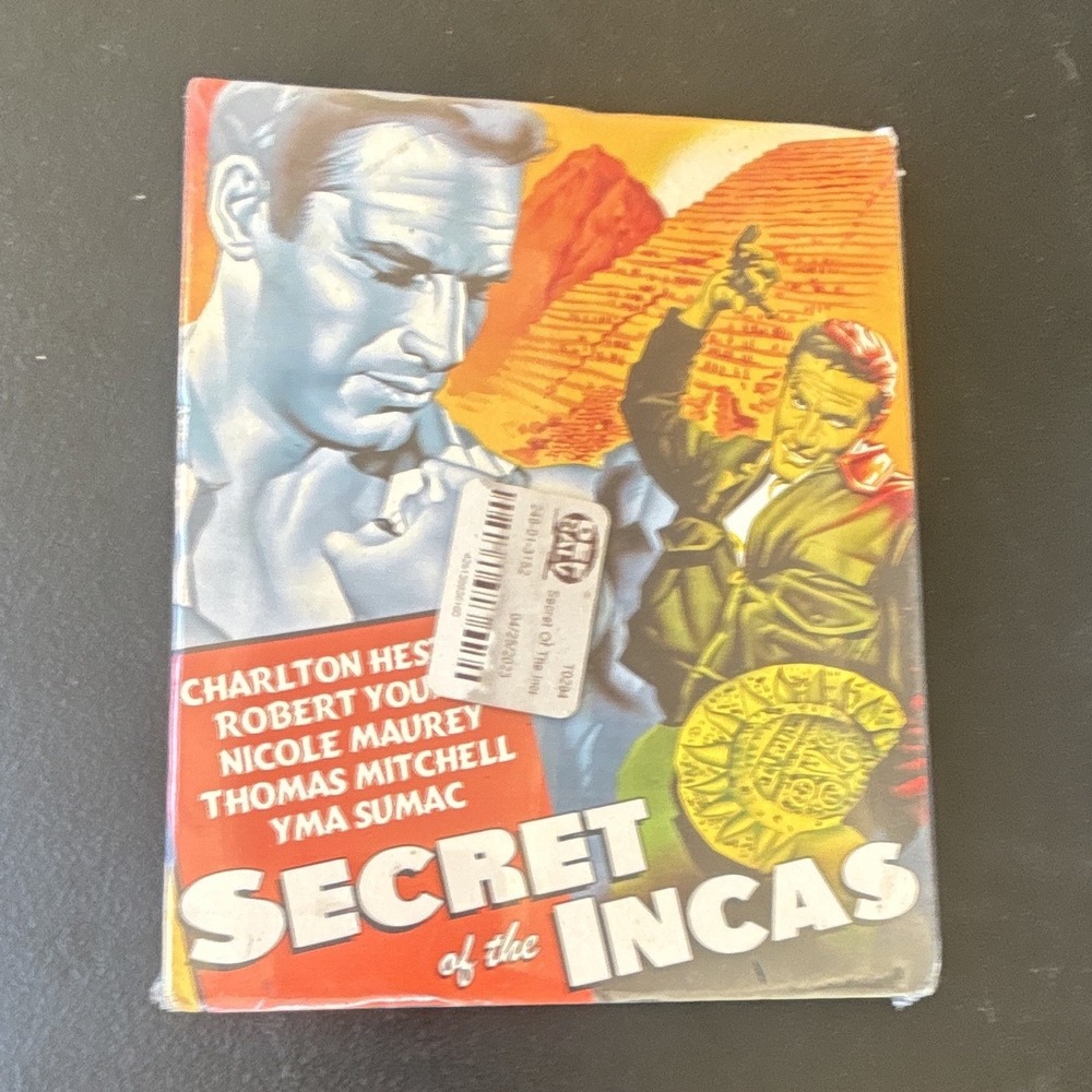 Secret of the Incas Paperback Film/TV Adaptation Incas Fiction English Heston